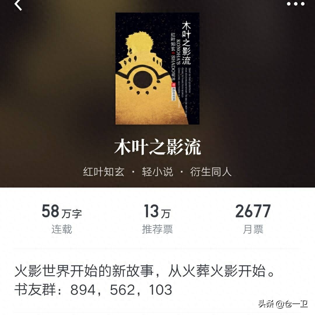 火影衍生同人：从火葬火影开始的新故事，快来看看